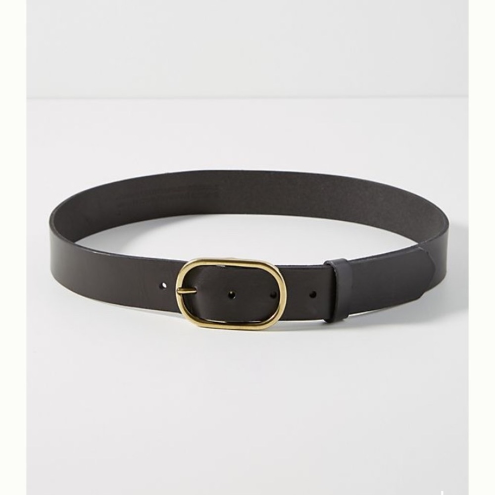 Anthropologie Leather Belt, Size Small
